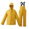 2W International Rain Suit, PVC Reinforced with Strong Polyester Net Backng, Yellow, M 8050-SA M - alternate 1